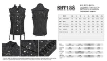 Load image into Gallery viewer, SHT138 Punk raw edges sleeveless shirt
