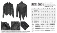 Load image into Gallery viewer, SHT15801 Gothic-Style Long-Sleeve Shirt with Branch Pattern
