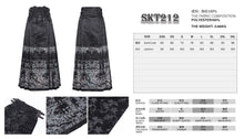 Load image into Gallery viewer, SKT212 chinese traditional culture women Gothic style horse face skirt
