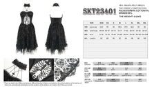 Load image into Gallery viewer, SKT23401 Black women Skeleton Printing Gothic Lolita Dress
