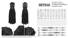 Load image into Gallery viewer, SKT246 Flocked Circuit Board Print Mesh Cyber Dress
