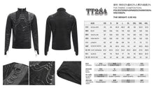 Load image into Gallery viewer, TT284 Punk techwear high-neck long-sleeved T-shirt
