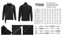 Load image into Gallery viewer, TT285 Knitted laminated high collar long sleeve T-shirt
