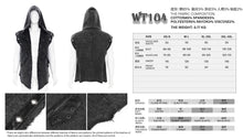 Load image into Gallery viewer, WT104 Punk-Style Hooded Distressed Loose-Fit Vest
