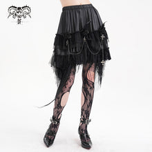 Load image into Gallery viewer, SKT205 Gothic Feather Rose Skirt
