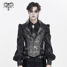 Load image into Gallery viewer, WT10302 Gothic-Patterned Leather Short Vest
