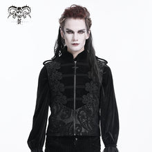 Load image into Gallery viewer, WT090 Chenille cashew jacquard vest
