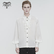 Load image into Gallery viewer, SHT11002 white Everyday Striped Goth Shirt
