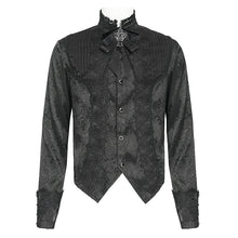 Load image into Gallery viewer, SHT15801 Gothic-Style Long-Sleeve Shirt with Branch Pattern
