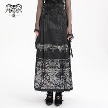 Load image into Gallery viewer, SKT212 chinese traditional culture women Gothic style horse face skirt
