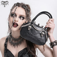 Load image into Gallery viewer, AS216 Punk horn nail chain decorated small square handbag
