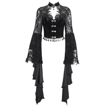 Load image into Gallery viewer, ECT014 Gothic women&#39;s one-piece long-sleeved short coat
