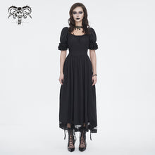 Load image into Gallery viewer, SKT194 Gothic gathered-front tunic dress
