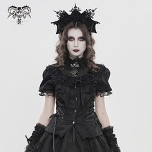 Load image into Gallery viewer, SHT15101 Lolita Shimmer Chiffon Pleated Short-Sleeve Blouse
