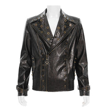 Load image into Gallery viewer, CT285 Punk-Style Faux Leather Short Jacket
