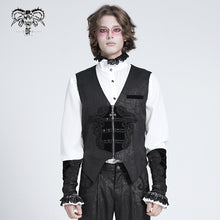 Load image into Gallery viewer, WT097 Gothic dark pattern jacquard vest
