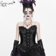 Load image into Gallery viewer, ECST01001 Gothic snake-print suede bodycon
