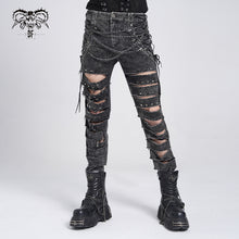 Load image into Gallery viewer, PT277 Punk ripped trousers
