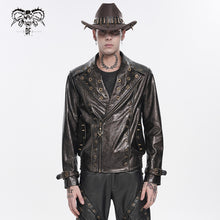 Load image into Gallery viewer, CT285 Punk-Style Faux Leather Short Jacket
