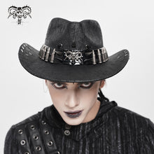 Load image into Gallery viewer, AS265 Punk cowboy hat with long and short spikes
