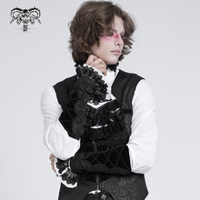 Load image into Gallery viewer, GE043 Hand-cranked floral gothic wristband
