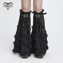 Load image into Gallery viewer, AS300 Gothic-style wild grain knit leg warmers
