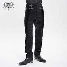 Load image into Gallery viewer, PT29801 Gothic Non-Stretch Patterned Leather Trousers
