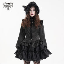 Load image into Gallery viewer, SHT122 Long Sleeve Stand Collar Gothic Blouse

