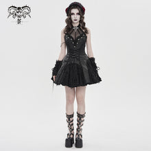 Load image into Gallery viewer, SKT25401 Jacquard Rose Pattern Woven Gothic Lolita Dress
