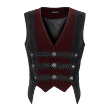 Load image into Gallery viewer, WT07902 Gothic velvet striped men&#39;s vest
