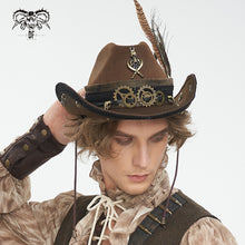 Load image into Gallery viewer, AS186 Steampunk western cowboy hat
