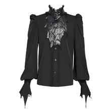 Load image into Gallery viewer, SHT132 Bat Tie Gothic Shirt
