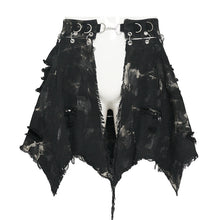 Load image into Gallery viewer, SKT248 Punk Tie-Dyed Woven Skirt
