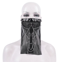 Load image into Gallery viewer, MK056 Women Punk Spider Web Mask With Veil
