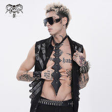 Load image into Gallery viewer, AS295 Punk-Style Faux Leather Pointed Tie
