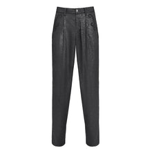 Load image into Gallery viewer, PT275 Soft Dark-patterned rose woven trousers
