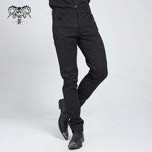 Load image into Gallery viewer, PT028 party wearing Gothic jacquard classic style black men trousers

