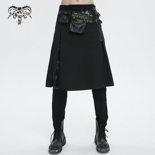 Late For The Train' Punk Shorts With Fringe Chain Belt. – DevilFashion  Official