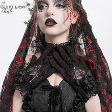 Load image into Gallery viewer, EGE003 Concave and convex shiny material gothic gloves
