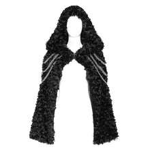 Load image into Gallery viewer, CA052 Punk curly hooded cape
