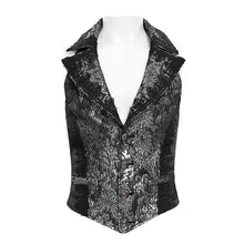 Load image into Gallery viewer, WT10302 Gothic-Patterned Leather Short Vest
