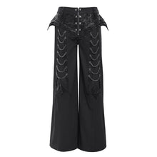 Load image into Gallery viewer, PT297 Side-Flap Bat-Wing Style Punk Wide-Leg Trousers
