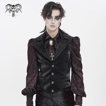 Load image into Gallery viewer, WT10301 Gothic-Patterned Leather Short Vest
