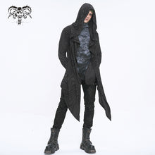 Load image into Gallery viewer, CT21801 Dark punk hooded knitted men&#39;s jacket
