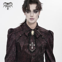 Load image into Gallery viewer, AS28902 Glossy pleated Gothic collar and bow tie
