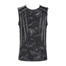 Load image into Gallery viewer, TT292 Irregular burnt raw edge punk T-shirt
