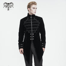 Load image into Gallery viewer, CT21501 black Gothic stand collar tuxedo men&#39;s jacket
