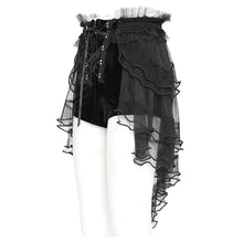 Load image into Gallery viewer, PT269 Gothic skirt mesh shorts
