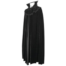 Load image into Gallery viewer, CA040 Gothic stand collar velvet men&#39;s cloak
