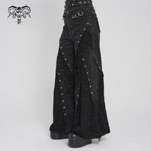 Load image into Gallery viewer, PT292 Punk-Style Distressed and Ripped Wide-Leg Pants
